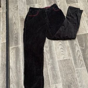 Christopher Banks Hand Embroidering Corduroy Pants